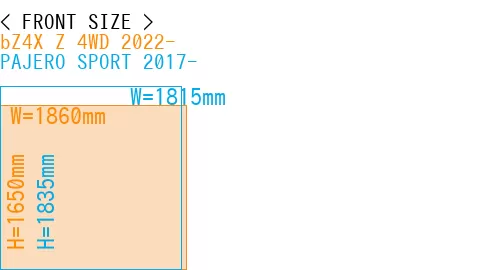 #bZ4X Z 4WD 2022- + PAJERO SPORT 2017-